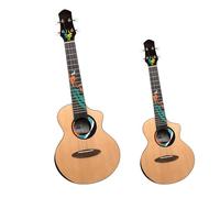 Piccola Chitarra A Spalla Mancante Professionale Per Ukulele Massiccio In Abete Rosso(26 inch)