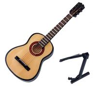 Piccola chitarra classica Repliche Legno Art Ornamento Modello Struttura di Legno Adatto Per La Visualizzazione Su Scaffali Scrivanie Decorazione Acustica Per I Musicisti