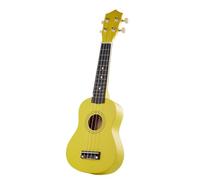 Piccola Chitarra Colorata Per Ukulele Da 21 Pollici Per Principianti Con Ukulel Di Alto Valore Estetico Ukes con Kits(Yellow)