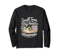 Piccola Città storica del Mississippi, Grande Cuore in Stile Mississippi Maglia a Manica
