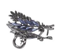 Piccola clip per capelli a forma di zenzero per strass scintillanti, fermagli in metallo antiscivolo, per matrimoni, feste e uso quotidiano