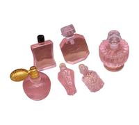 Piccola collezione di bottiglie profumate per la casa delle bambole fingere di giocare in resina artigianale migliora l'immaginazione e le abilità sociali da collezione miniature per case delle