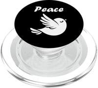 Piccola colomba della pace semplice peace colomba PopSockets PopGrip per MagSafe