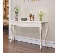 Piccola consolle in finto legno, tavolino da ingresso moderno,Consolle da soggiorno, elegante consolle da parete,Consolle bianca con divano, tavolino da ingresso dalla forma libera per piccoli spazi(B