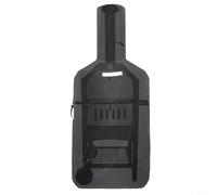 Piccola copertura per barbecue a 2 fuochi, 420D, resistente e impermeabile, protezione per barbecue a gas, antivento, per esterni, patio, polvere, pioggia, neve, 147 x 61 x 121 cm (B)
