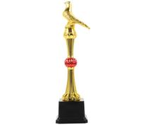 Piccola Coppa di Plastica Oro Classica per Premiazioni, Ufficio | Coppa Delicata da Esposizione, Finitura Brillante e Forma Realistica, per Vincitori di Gare e Partecipanti Eccellenti