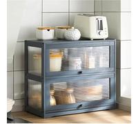 Piccola credenza da buffet, mobiletto multiuso per bar, soggiorno, ufficio, cucina, armadio compatto per l'organizzazione della casa