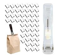 Piccola cucitrice - Dispenser di graffette per documenti, per casa, università, scuola, viaggi, ufficio, negozio, dormitorio, biblioteca | Per casa, scuola, ufficio, viaggi, biblioteca,