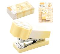 Piccola Cucitrice - Fermacarte ad Artiglio di Gatto Compatto,Piccola Cucitrice - Per Cucire 2-15 Fogli Ufficio Scuola Classe Festa Di Natale Piccoli Regali Viaggio Studenti Bambini