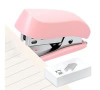 Piccola cucitrice - Mini pinzatrice da scrivania con graffetta | Simpatica pinzatrice per libretto, strumento per rilegatura carta, forniture per insegnanti, per casa, ufficio, studio, viaggi