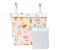 Piccola Cuscinetto Per Animali Domestici - Summer Usa Bunny Cage Ice Pack, Borsa Fredda Interno Riutilizzabile | Di Raffreddamento A Furetto Di Coniglio Chinchilla, Lamiera Glaciale Lavabile Per