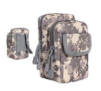 Piccola Custodia Tattica MOLLE, Organizer Multiuso da Cintura | Porta telefono e utensili, Compatto portaoggetti per primo soccorso, Nylon 600D, Resistente all'acqua(ACU)