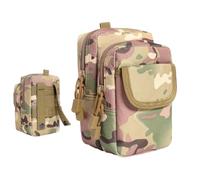 Piccola Custodia Tattica MOLLE, Organizer Multiuso da Cintura | Porta telefono e utensili, Compatto portaoggetti per primo soccorso, Nylon 600D, Resistente all'acqua(MC)
