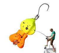 Piccola esca da - Esca galleggiante per pesce persico | Esca compatta d'acqua con design in due pezzi come attrattiva