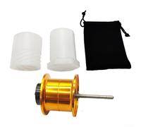 Piccola esca micro-oggetto bobina lunga tiro per DAIWA Casting Reel, Line Rolling Cup 24 100/19 100 Modified (dorato)