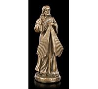 Piccola Figura Di Gesù Grazia Divina - Bronzo - Figura Sacra Fede Religione