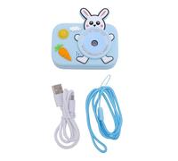 Piccola fotocamera digitale digitale Digital Camera digitale 1080p HD Dual Camera da 2,0 pollici Schermata Light Anti Blue con autofocus Time Lapse Photography Music Games Case di (Blu)