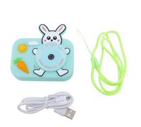 Piccola fotocamera digitale digitale Digital Camera digitale 1080p HD Dual Camera da 2,0 pollici Schermata Light Anti Blue con autofocus Time Lapse Photography Music Games Case di (Verde)