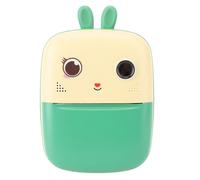 Piccola Fotocamera Stampata, Fotocamera Micro-piccole con Stampa Istantanea con Fotogramma per Foto per l'uso Quotidiano (GREEN)