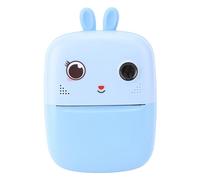 Piccola Fotocamera Stampata, Micro Micro -Fotocamera da Stampa Immediata Immediata con Giochi Puzzle per l'uso Quotidiano (GREEN) (BLUE)