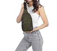 Piccola Lala De-pl-000250, Borsa Messenger Donna, Verde, 25x15 Cm