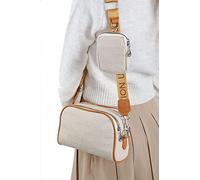 Piccola Lala Mamdmra100158, Shoulder Bag Donna, Crema, 14x22 Cm