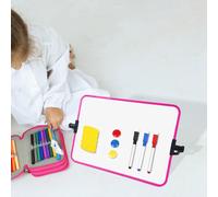 Piccola lavagna bianca leggera per appunti da presentare sulla scrivania in