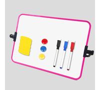 Piccola lavagna bianca portatile cancellabile a secco, compatta, liscia,