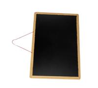 Piccola Lavagna in Legno Contemporanea Gancio per Note e Menu | Stile Rustico Decorativo, Uso a Parete Salvaspazio, Marker, Gomma, Magnete e Cordino Colore Casuale