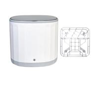 Piccola lavastoviglie alimentata tramite USB per tazze e tazze da caffè Compact CupCleaner con supporto per viaggi ufficio dormitorio macchina per la pulizia della tazza adatta ai viaggi