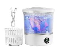 Piccola Lavatrice - Display Digitale Impermeabile Antiscivolo,Mini Lavatrice Portatile con Asciugatrice | Per Casa Dormitorio Camper Hotel Campeggio Biancheria Intima Reggiseno