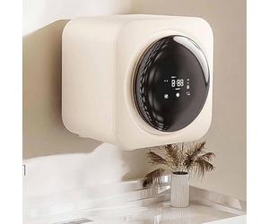 Piccola lavatrice indipendente per biancheria intima, modello da parete per la casa, 3,5 l, per bucato e asciugatura, asciugatrice completamente automatica, per lavanderia in appartamento