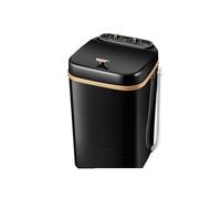 Piccola lavatrice, Lavatrice domestica. Mini e piccola lavatrice semiautomatica di grande capacità, portatile e facile da usare. Opzione di noleggio.,per appartamenti, dormitori, campeggio(Black)