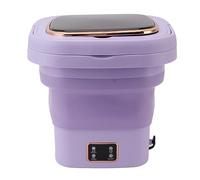 Piccola Lavatrice, Mini Lavatrice con Motore CC, Foro di Drenaggio Efficiente, 100-240 V, UE per il Dormitorio di Viaggio (PURPLE)
