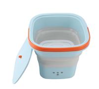 Piccola Lavatrice, Operazione con un Pulsante 100-240 V Washing Machine Pieghevole 10.5L per la Casa per l'appartamento (Spina europea)