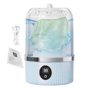 Piccola Lavatrice Portatile-lavatrice Elettrica Ecologica Con Un Design A Risparmio Spaziale, Dotato Di 3 Modalità Di Scelta | Utile Per Lavare L'abbigliamento Per Bambini, Indumenti Intimi E Calzini