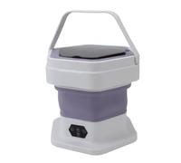 Piccola Lavatrice Portatile Lavatrice Portatile Capacità 8 Litri Mini Pieghevole Multifunzionale per Vestiti, Calzini, Biancheria Intima (PURPLE
