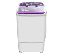 Piccola Lavatrice Semiautomatica Barile Singolo, capacità 7KG con Funzione di Temporizzazione, Design Compatto Portatile per Camera da Letto Balcone Bagno E Altro Spazio Limitato