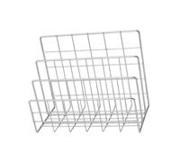 Piccola lettere Sorter Iron Hollow Desktop Organizer per le lettere Books