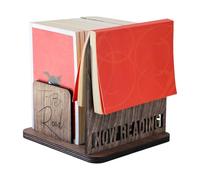 Piccola libreria per la scrivania, organizer in legno, libreria da
