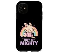 Piccola ma potente Kawaii Bunny Ballerina Groovy Ballet Custodia per iPhone 11