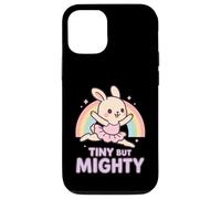 Piccola ma potente Kawaii Bunny Ballerina Groovy Ballet Custodia per iPhone 12/12 Pro
