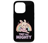 Piccola ma potente Kawaii Bunny Ballerina Groovy Ballet Custodia per iPhone 13 Pro