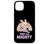 Piccola ma potente Kawaii Bunny Ballerina Groovy Ballet Custodia per iPhone 14 Plus
