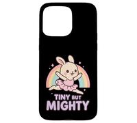 Piccola ma potente Kawaii Bunny Ballerina Groovy Ballet Custodia per iPhone 15 Pro Max