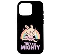 Piccola ma potente Kawaii Bunny Ballerina Groovy Ballet Custodia per iPhone 16 Pro