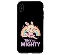 Piccola ma potente Kawaii Bunny Ballerina Groovy Ballet Custodia per iPhone XS Max