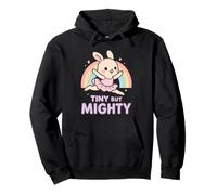 Piccola ma Potente Kawaii Bunny Ballerina Groovy Ballet Felpa con Cappuccio