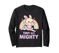 Piccola ma Potente Kawaii Bunny Ballerina Groovy Ballet Maglia a Manica