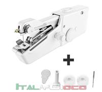 Piccola Macchina da Cucire Manuale Cucitrice a Mano Portatile Punti Cucito DC 6V